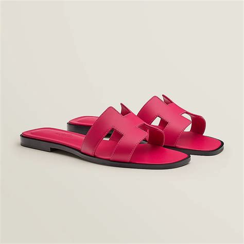 hermes oran sandals red|Hermes oran sandals on sale.